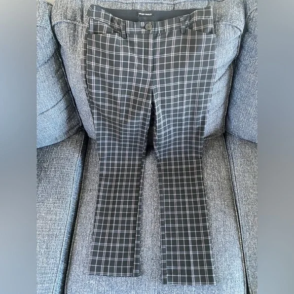 Hilary Radley | Pants & Jumpsuits | Black And White Plaid Pants | Poshmark